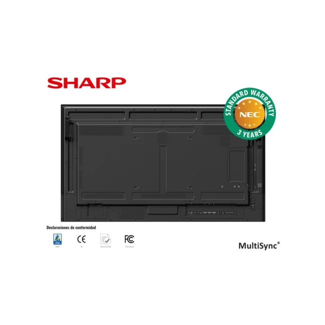 MONITOR PROFESIONAL SHARP DE 55 M552 UHD 3840 X 2160 24/7, 550 CD/M2, 80001, HDMI, DISPLAYPORT HDCP, USB, RJ-45, INTEL SDM Y RPI4 image 3