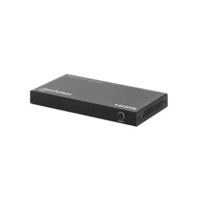 Manhattan Alterna entre tres entradas HDMI en una salida HDMI (3x1), 4K60Hz, 18G, conmutación automática y manual, mando a distancia por infrarrojos, negro image 2