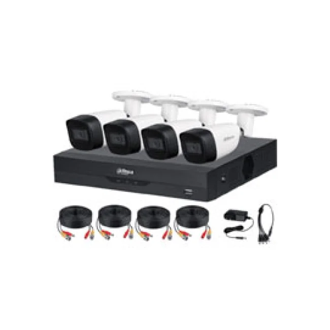 Dahua Technology DH-KIT/XVR5104HS-4KL-I3/4-HFW1500CMN-A-0280B-S2 kit de videovigilancia Alámbrico 4 canales