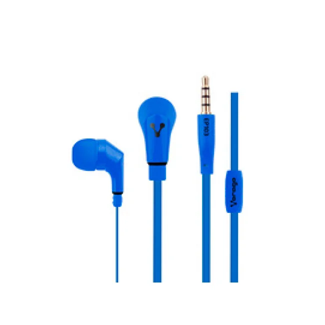 Vorago EP-103 Auriculares Alámbrico Intra auditivo Llamadas/Música Azul