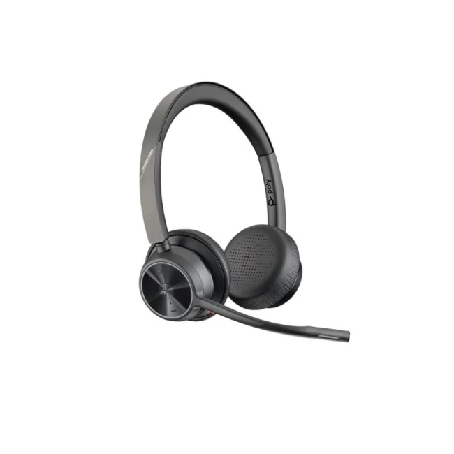 HP Poly Auriculares Poly Voyager 4320 con certificación de Microsoft Teams + adaptador BT700 + Soporte de carga image 5