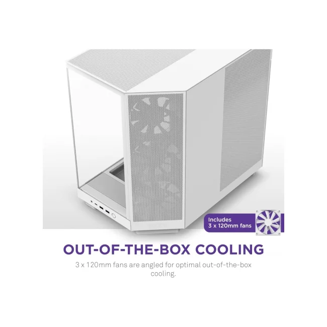 NZXT H6 Air Flow Midi Tower Blanco image 8