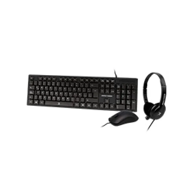 Perfect Choice PC-201717 teclado Ratón incluido USB QWERTY Negro
