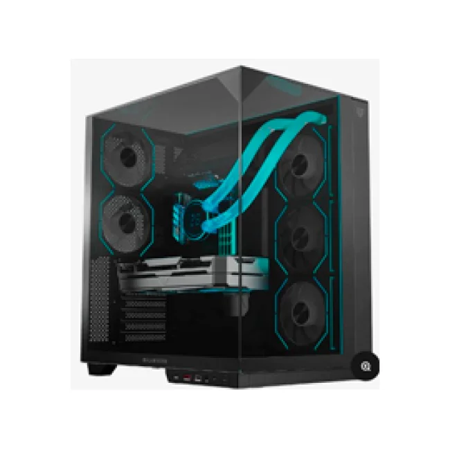GABINETE BALAM RUSH GAMER MEDIA TORRE TANK MAJESTIC 7600 ATX M-ATX ITX NEGRO BR-941495