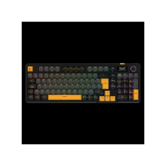 Teclado Gamer Inalámbrico DEFEAT LEVEL GK3 Balam Rush Pantalla Inteligente IPS 1.14 pulgadas image 3