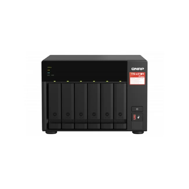 QNAP TS-673A NAS Tower Ryzen Embedded V1500B 8 GB DDR4 0 TB QNAP Turbo System Antracita image 4