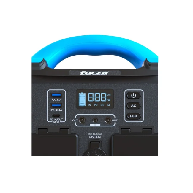 Forza Power Technologies FPP-T300 estación de carga portátil 8 Fosfato de hierro-litio (LiFePo4) 2100 mAh 300 W 4 kg image 11