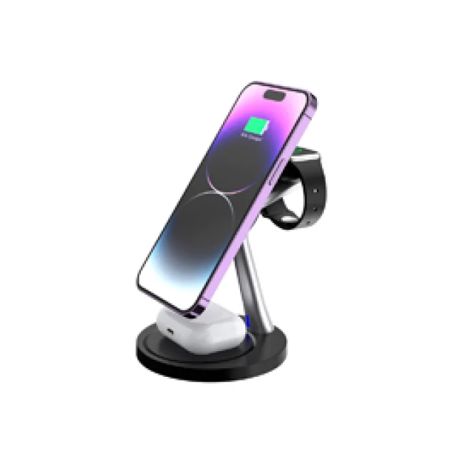 Acteck Energon S-Mate CI740 Audífonos, Smartphone, Reloj inteligente Negro USB Cargador inalámbrico Interior image 3