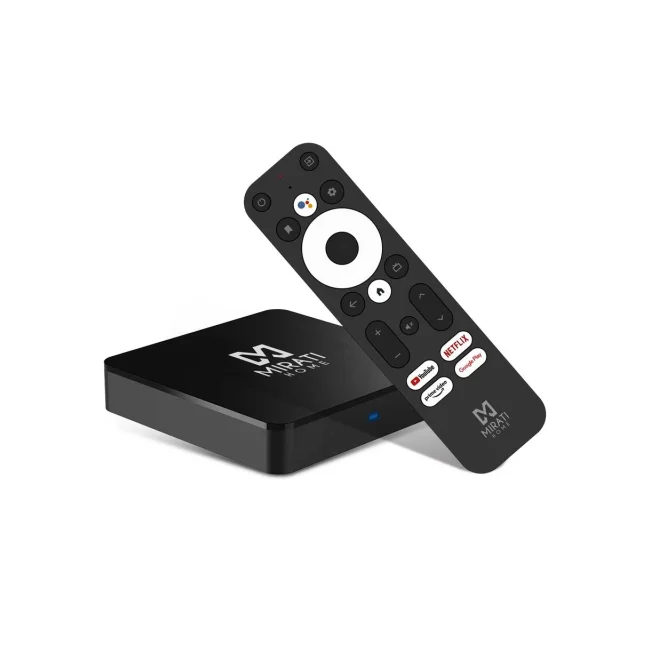 TV BOX MIRATI ANDROID TV 1O CERTIFICADO CON CHROMECAST BUILT IN Y GOOGLE ASISSTANT / 1GB RAM / 8GB ALMACENAMIENTO/ FULL HD/ HDMI/ USB /MICRO SD/ WIFI/ BT 4.2 / RJ45 image 4