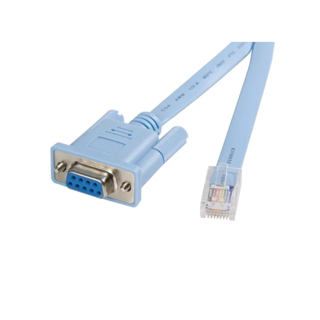 StarTech.com Cable 1.8m para Gestión de Router Consola Cisco RJ45 a Serial DB9 - Rollover - Macho a Hembra image 4