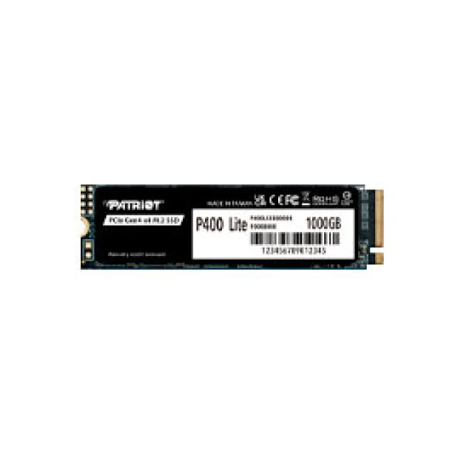 UNIDAD DE ESTADO SOLIDO INTERNO PATRIOT P400 LITE 1TB M.2 2280 NVME PCIE GEN 4X4 LECT.3500 ESCRIT. 2700 MBS PC LAPTOP MINIPC