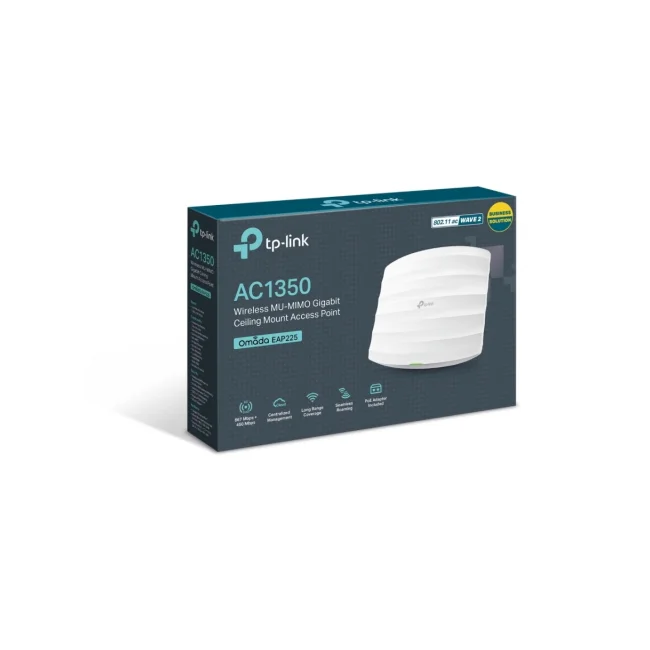 TP-Link Omada EAP225 punto de acceso inalámbrico 1350 Mbit/s Blanco Energía sobre Ethernet (PoE) image 22