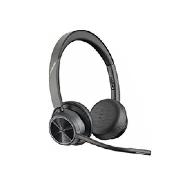 HP Poly Auriculares Poly Voyager 4320 con certificación de Microsoft Teams + adaptador BT700 + Soporte de carga image 2