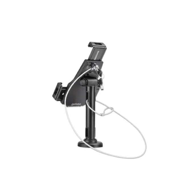 Manhattan Soporte para Tablet o iPad 2 en 1, soporte de escritorio con cerradura y soporte de montaje en pared image 5