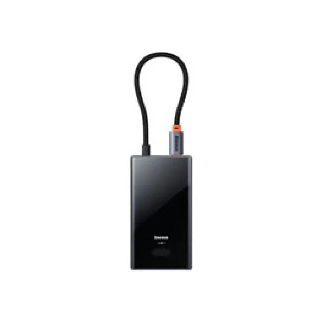 HUB TIPO C DE 8 PUERTOS BASEUS, 1- HDMI 4K60HZ,1-USB 3.0,2- USB 2.0, 1- PD,1- RJ45,1-SD/TF