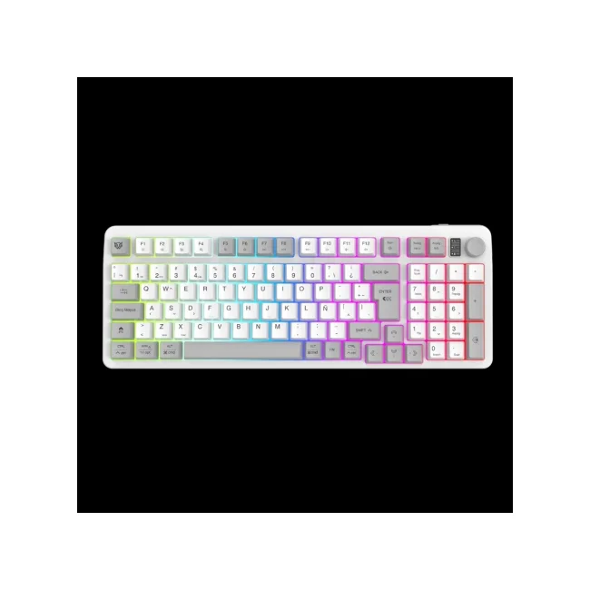 KIT DE TECLADO Y MOUSE GAMER BALAM RUSH SQUAD CONQUEST PRO KG525 INALAMBRICO RF  BLANCO image 4