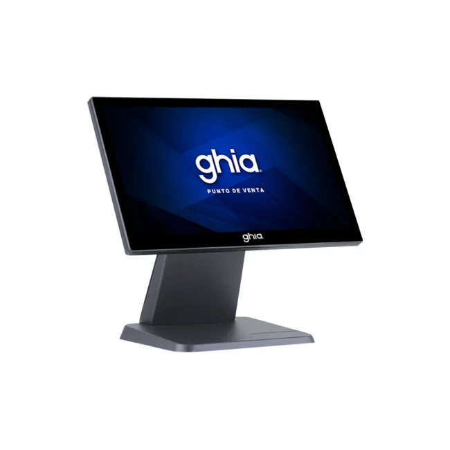 TERMINAL PUNTO DE VENTA GHIA GPOS315A / ALL IN ONE / TOUCH SCREEN / 15.6 PULGADAS / CAPACITIVA / INTEL CELERON J4125, QUAD CORE, 2 GHZ / RAM 4 GB / ROM 128 GB / VGA, COM, USB X 4 / WINDOWS 11 / NEGRO image 3