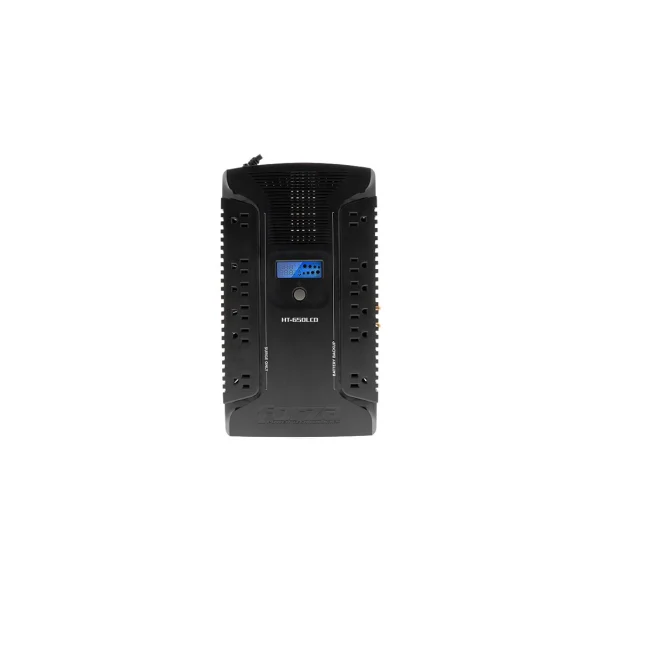 Forza Power Technologies HT-650LCD sistema de alimentación ininterrumpida (UPS) Línea interactiva 0.65 kVA 390 W 12 salidas AC image 5