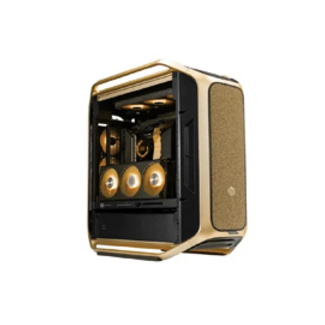GABINETE COOLER MASTER (C700-GGNN-S00) COSMOS ALPHA GOLD,ATX-EATX,FULLTOWER,VIDRIOTEMP,S/FUENTE