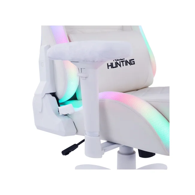 Ocelot Gaming ORGB-WHITE THUNDRA silla para oficina o computadora respaldo duro image 6