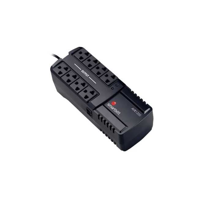 Smartbitt AVR1350 extensión de corriente 8 salidas AC Negro image 6