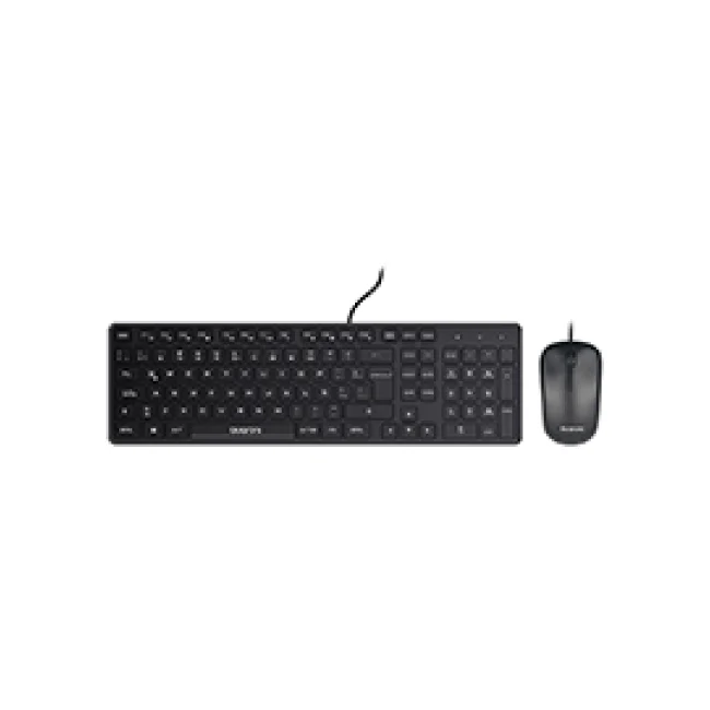 Quaroni KAQ01 teclado Ratón incluido USB QWERTY Español Negro image 2