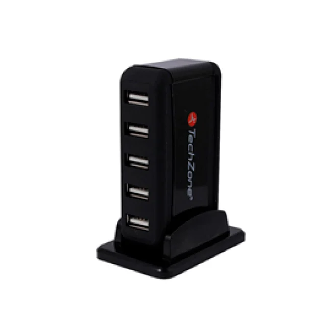TechZone TZ17HUB01 nodo concentrador USB 2.0 480 Mbit/s image 3