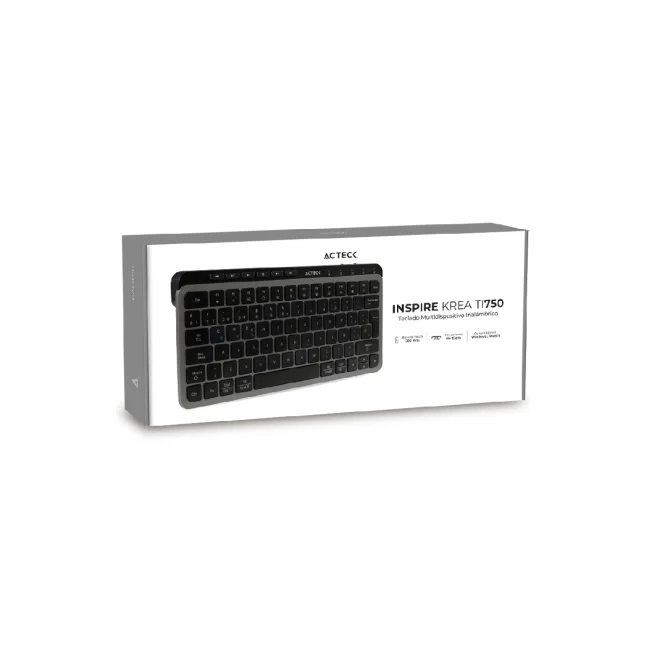 TECLADO MULTIDISP ACTECK INSPIRE KREA TI750 65% 2BT NGO/GRIS (AC-940092) image 5