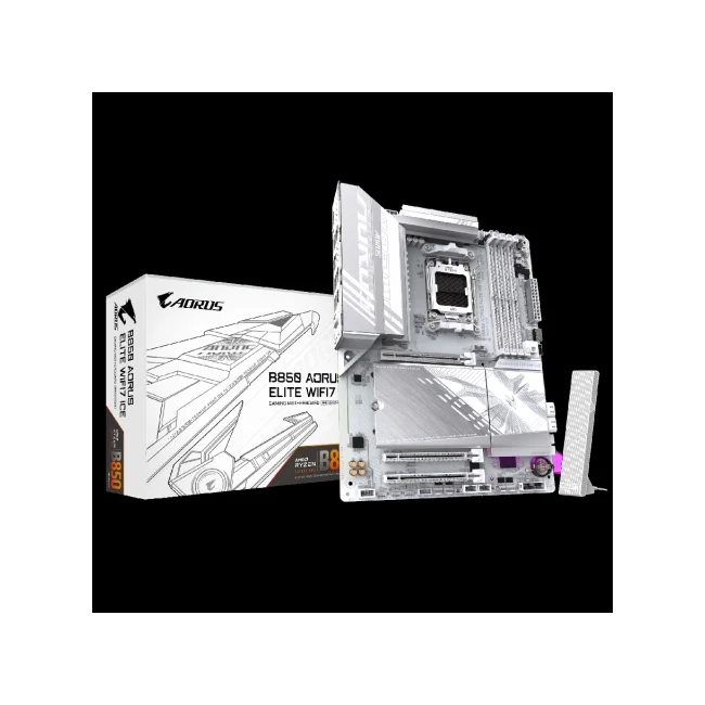 GIGABYTE B850 AORUS ELITE WIFI7 ICE AMD B850 Enchufe AM5 ATX image 4