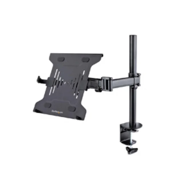 StarTech.com Soporte de Montaje para Laptop - Soporte VESA de Monitor de 34 Pulgadas (8kg) o Bandeja VESA Articulada para Laptop (4.5kg) - Montaje en Grommet/Mordaza