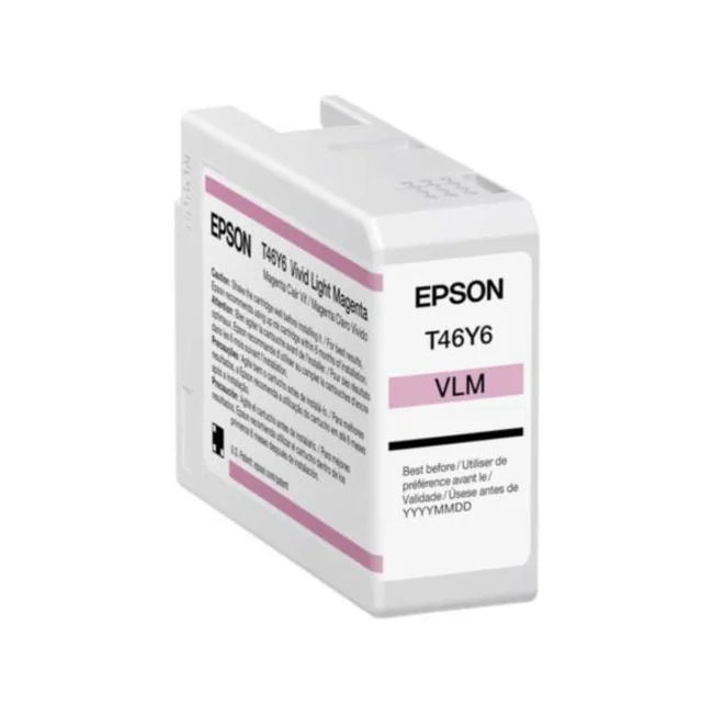 CARTUCHO EPSON MODELO T46Y MAGENTA LIGHT, PARA PLOTTER P900 (50 ML) image 2