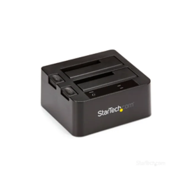StarTech.com Docking Station de 2 Bahías - USB 3.1 a SATA - USB 3.1 (10 Gbps) - SATA I/II/III de 2.5/3.5" - Base de Acoplamiento SSD/HDD - de Intercambio en Caliente - Carga Superior