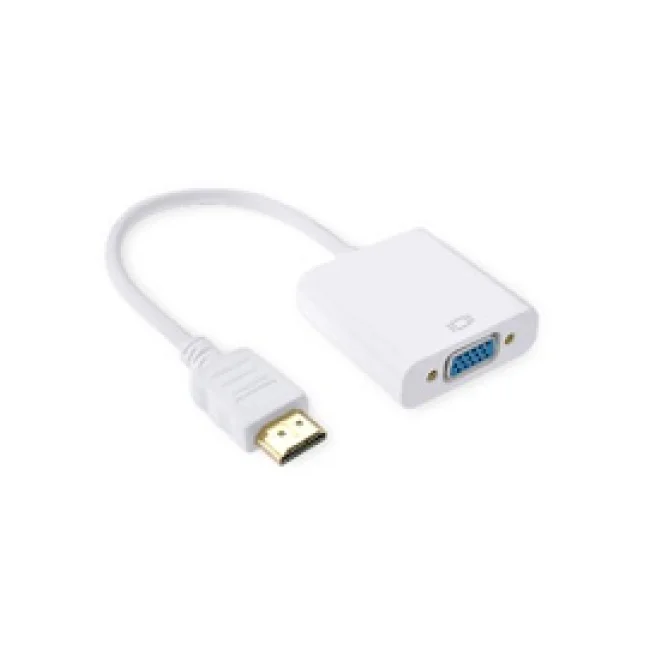 BRobotix 110910 cambiadores de género de cables HDMI VGA Blanco
