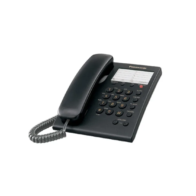 Panasonic KX-TS550 Teléfono analógico Identificador de llamadas Negro image 5
