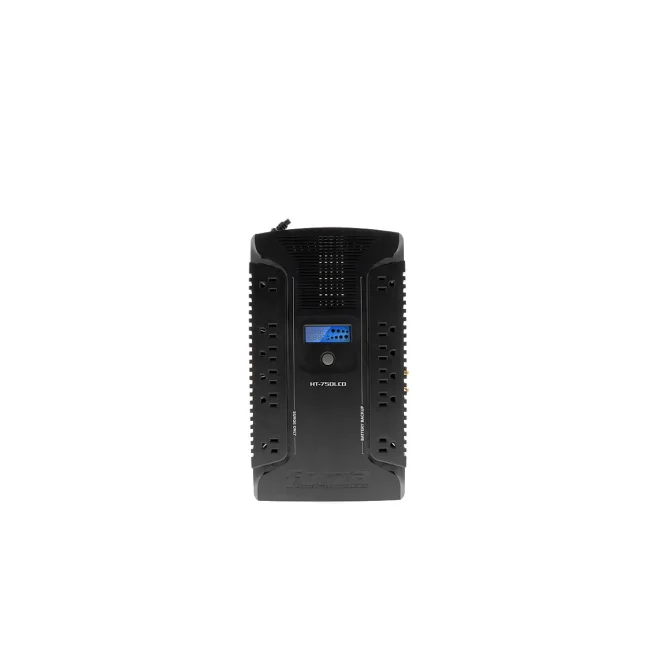 Forza Power Technologies HT-750LCD sistema de alimentación ininterrumpida (UPS) Línea interactiva 0.75 kVA 375 W 12 salidas AC image 7