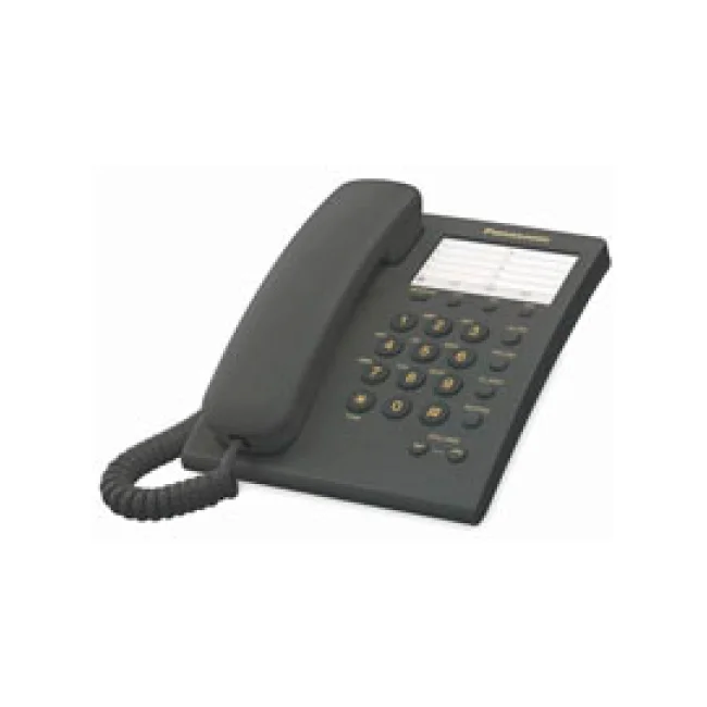 Panasonic KX-TS550 Teléfono analógico Identificador de llamadas Negro
