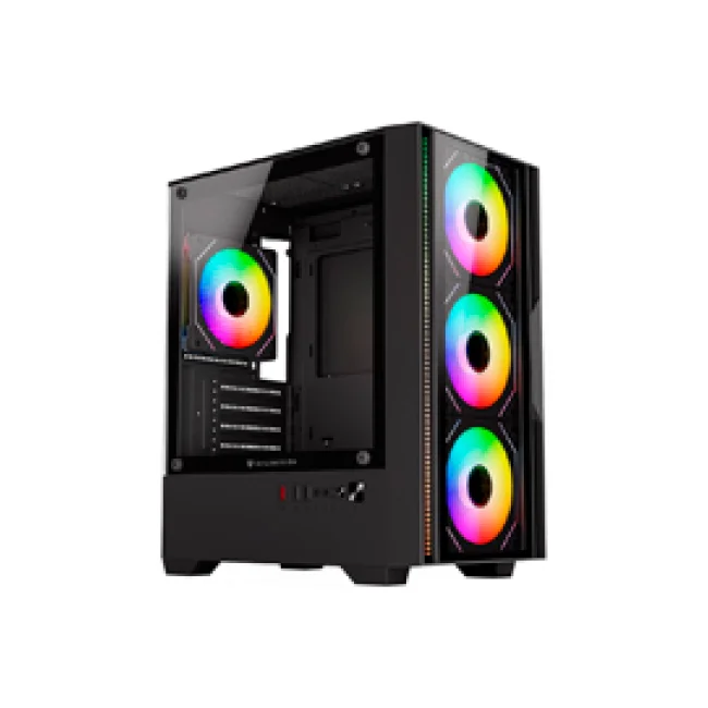Gabinete Mini Torre NITROX EDGE PRO CRYSTAL 4900C Factor: Mini ITX