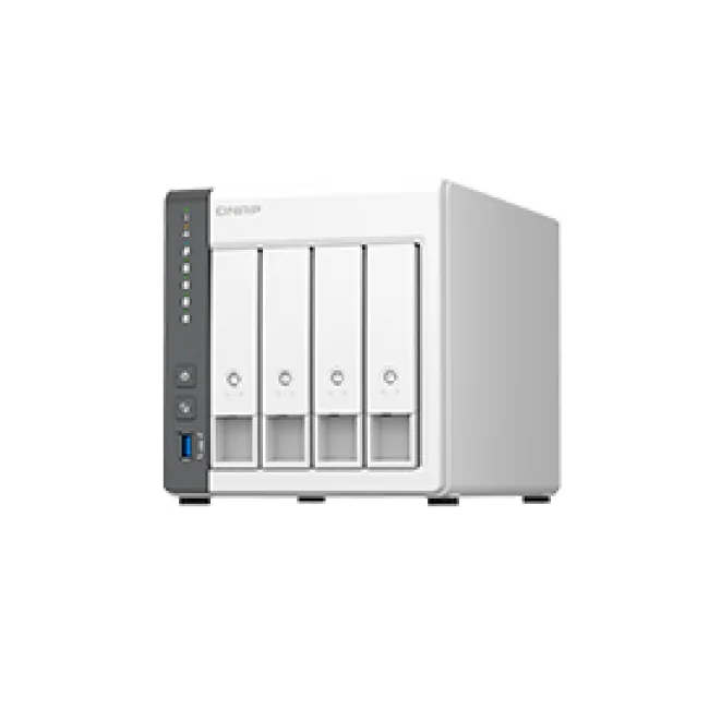 QNAP TS-433 NAS Tower ARM Cortex-A55 4 GB 0 TB QNAP Turbo System Blanco image 3