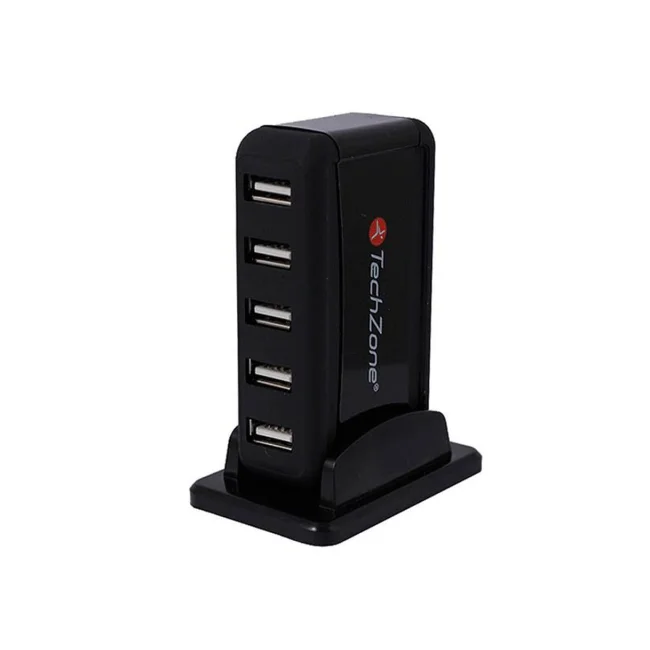 TechZone TZ17HUB01 nodo concentrador USB 2.0 480 Mbit/s image 4