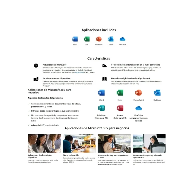 Microsoft Office 365 Business Premium Paquete ofimático Completo 5 licencia(s) Inglés, Español image 6