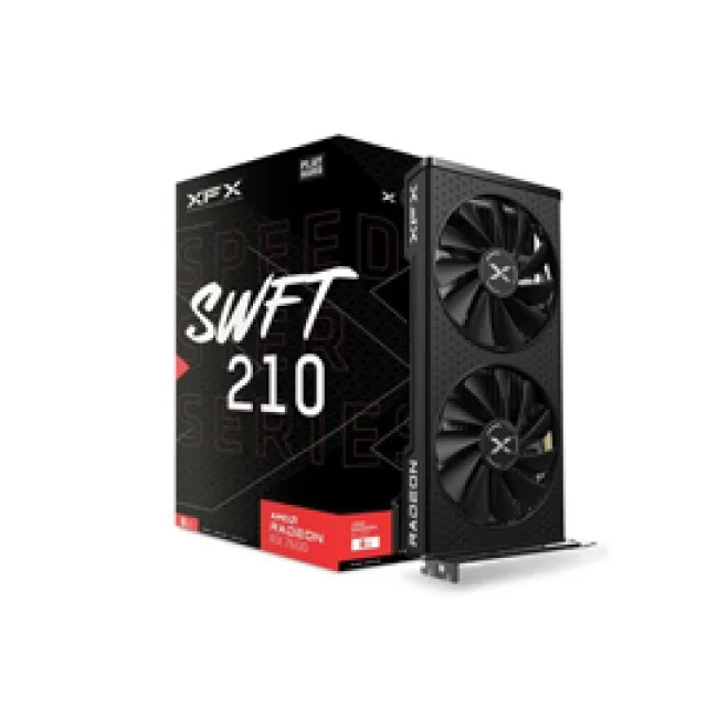 XFX RX-76PSWFTFY tarjeta gráfica AMD Radeon RX 7600 8 GB GDDR6 image 2