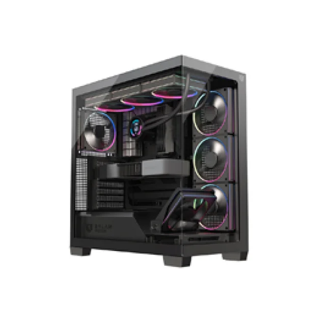 GABINETE BALAM RUSH 7900 TANK POLAR MB ATX 4 VENT+1 ARGB NEGRO BR-941471