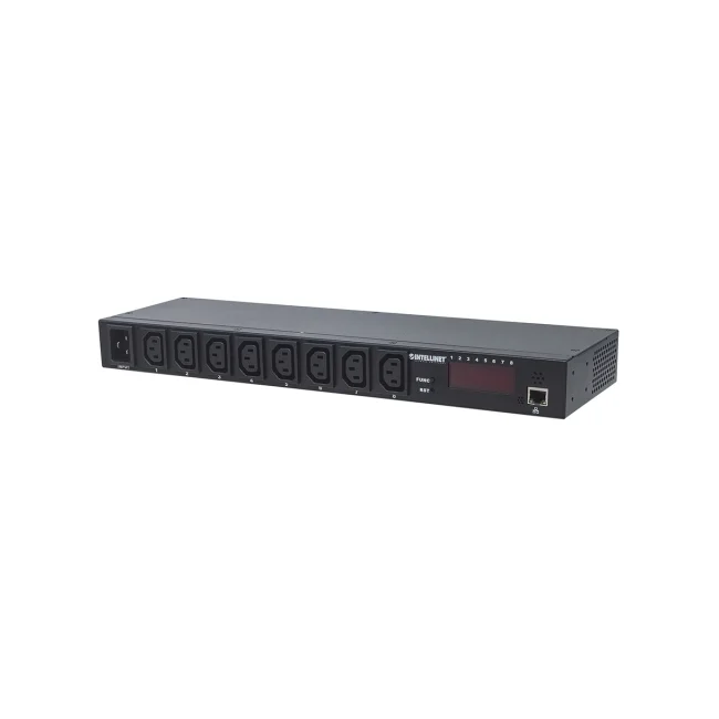 Intellinet Barra multicontactos de 8 salidas para montaje en rack de 19" image 4