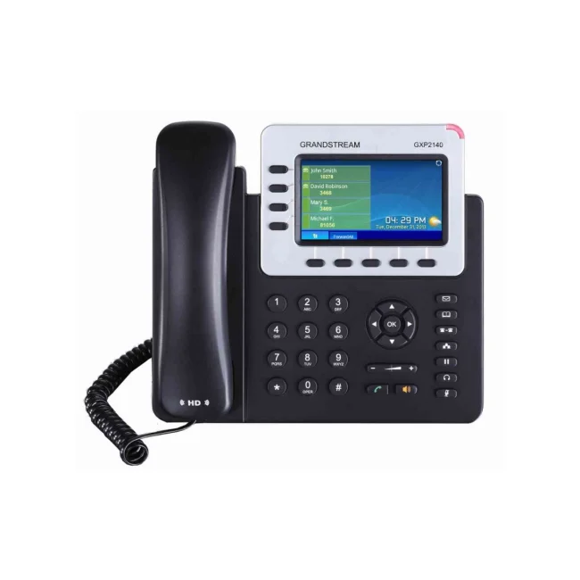Grandstream Networks GXP2140 teléfono IP Negro 4 líneas LCD image 5