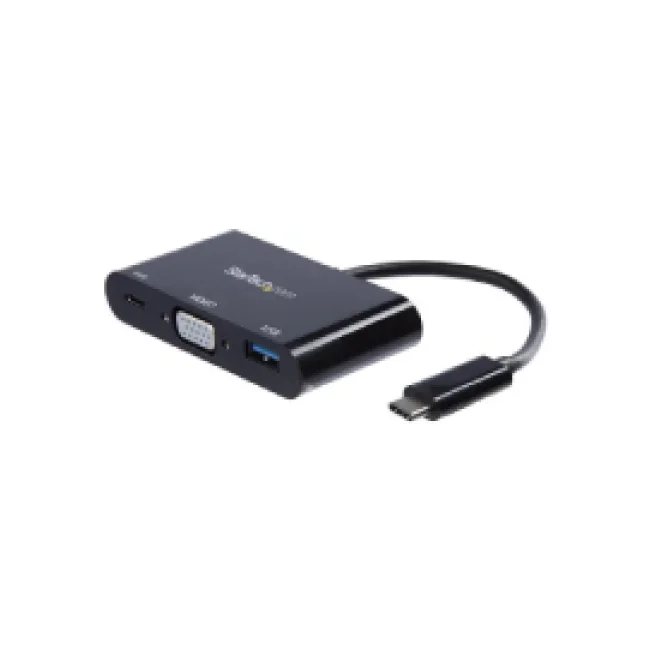 StarTech.com Adaptador Multifunción USB-C a VGA con Entrega de Potencia (Power Delivery) y Puerto USB-A image 2