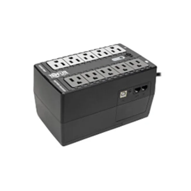 Tripp Lite INTERNET550U UPS Standby de 550VA 300W - 10 Tomacorrientes NEMA 5-15R, 120V, 50Hz / 60Hz, USB, Clavija 5-15P, Instalación en Pared o Escritorio image 2