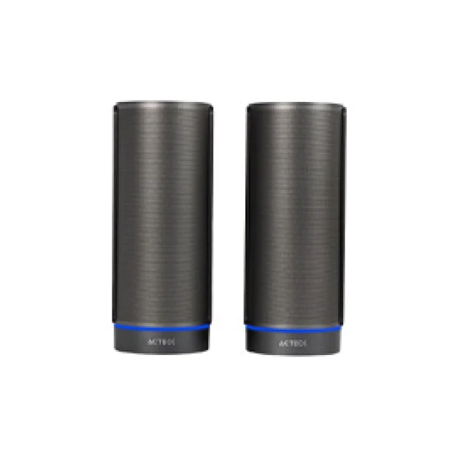 BOCINAS ACTECK DYNAMIC EXACT X BS660 / INALAMBRICA / BLUETOOTH AUX USB / 2 CANALES 50 W RMS / 45HZ- 20KHZ / ILUMINACION LED / NEGRO / AC-939812