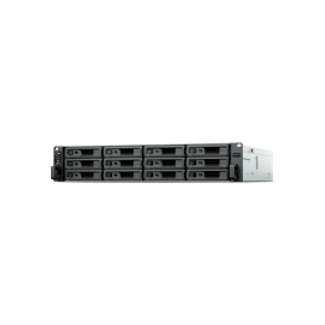 NAS SYNOLOGY RS2423RP+II /12 BAHIAS/ FUENTE REDUNDANTE/ NUCLEO CUADRUPLE 3.3GHZ/8GB DDR4/ HASTA 288 TB/ 1GBE LAN X2/ LAN 10GBE X1/ USB 3.2 X2/HOTSWAP/ AMD RYZEN V1780B