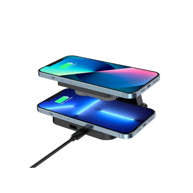 Acteck Energon S-Mate CI730 Audífonos, Smartphone, Reloj inteligente Negro USB Cargador inalámbrico Interior image 8