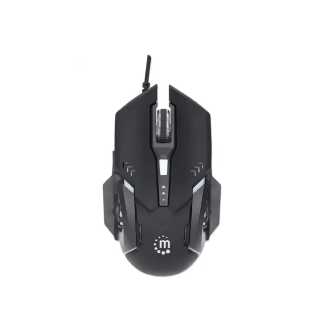 Manhattan Ratón óptico LED para juegos con cable image 7